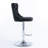 Swivel Velvet Barstools with Adjusatble Seat Height-1880070283-1880070258