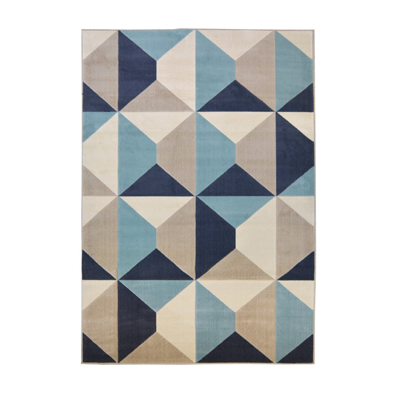 Geometric Shapes Area Rug, Rectangle 120 x 170 cm