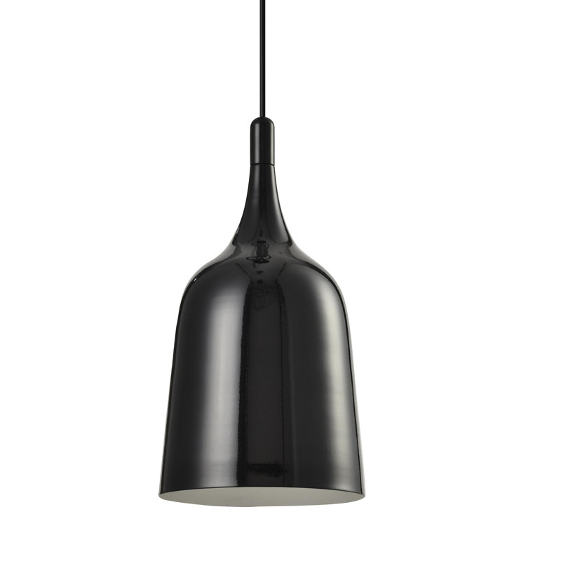 Luminaire suspendu en forme de cloche à 1 lumière Israr