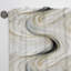 Glamour or et marbre blanc perle Opulence I - Rideau obscurcissant abstrait en marbre - 1 panneaux-107611379