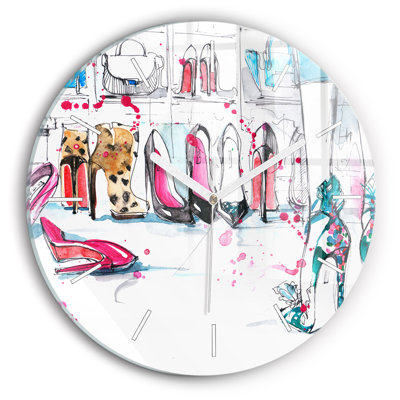 Glass Wall Clock