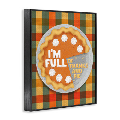 «Full Of Thanks And Pie», estampe numérique, conception de Jilly Jack Designs