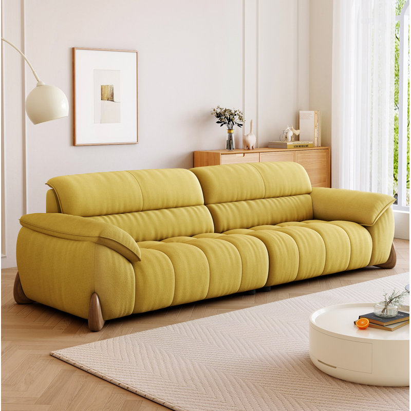 Canapé simple, moderne et créatif, Jaune