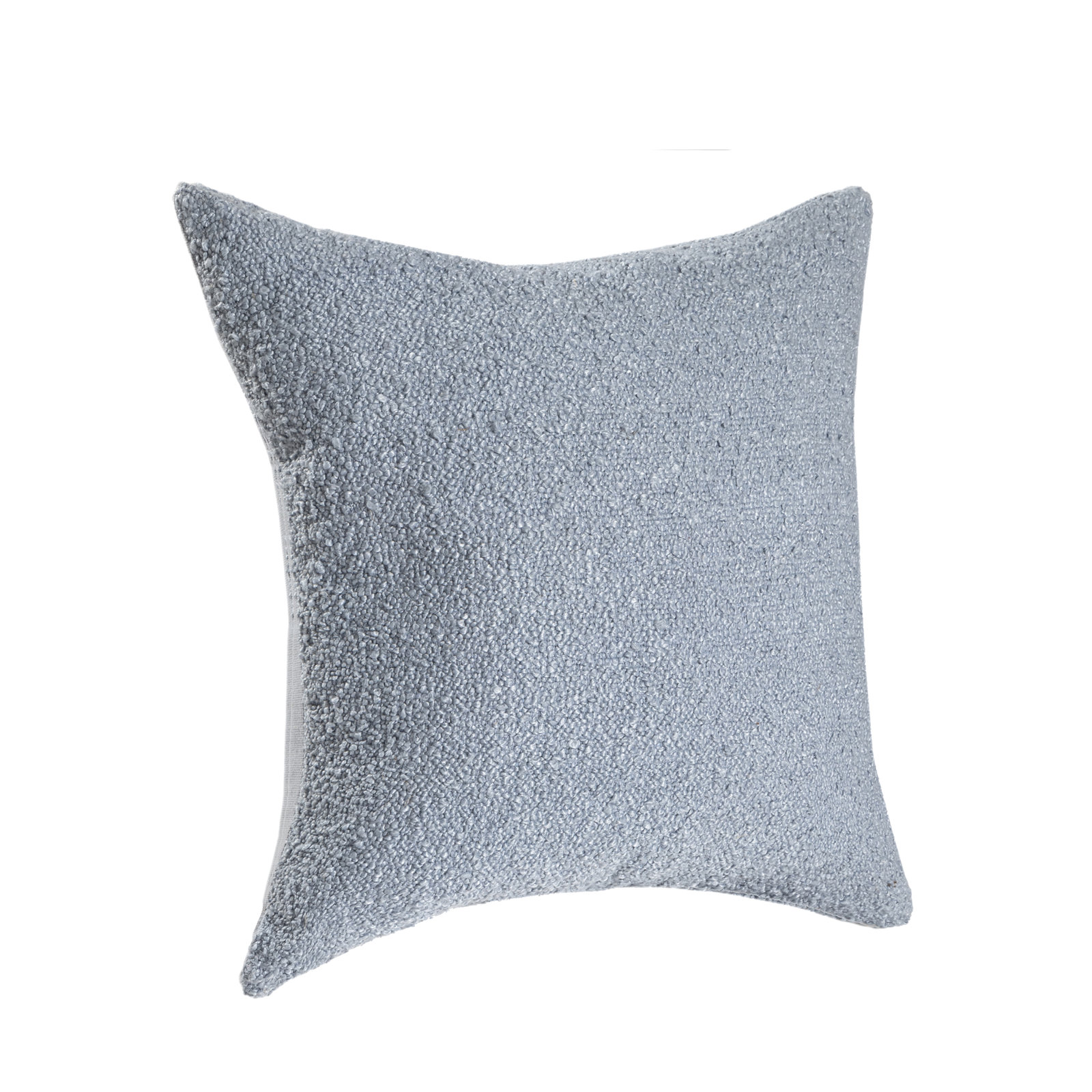 Boucle Mid-Century Modern Boucle Throw Pillow, Taupe, 20"H x 20"W, Polyester/Polyfill
