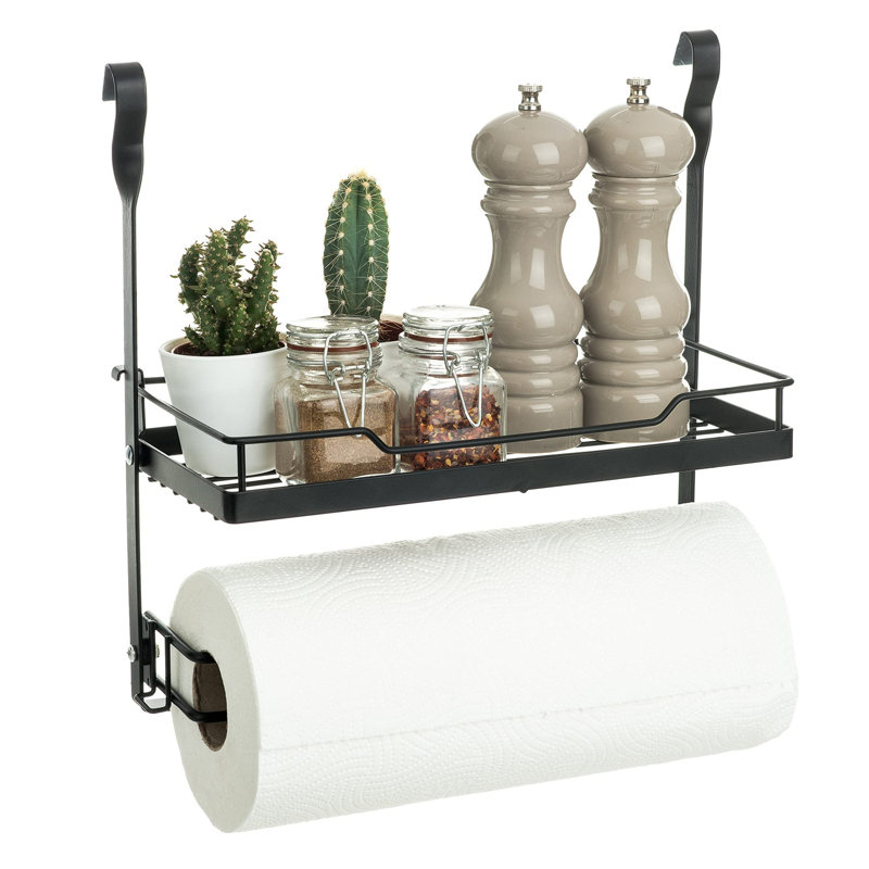 Wall Spice Rack, Black