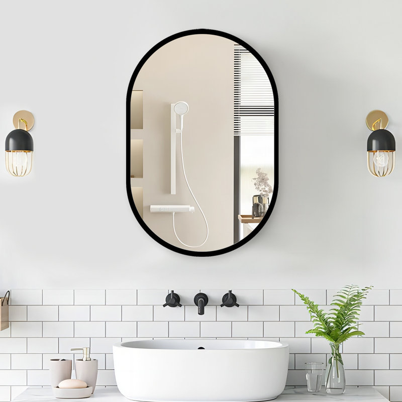 Armoire à pharmacie avec miroir Rutilia, H 36 po x l 24 po x P 5 po