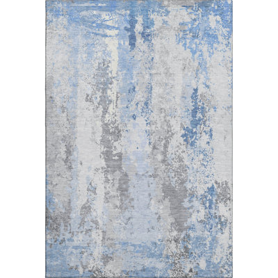Premium Machine Washable Mayfield AMF1848 Abstract Rug
