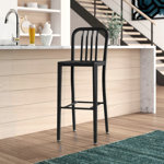 Carouthers 24" Commercial Grade Metal Counter Height Stool with Footrest by Flash Furniture