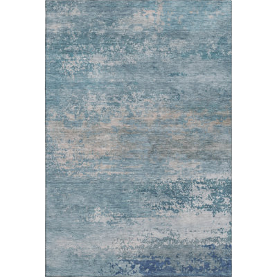 Premium Machine Washable Mayfield AMF2071 Abstract Rug