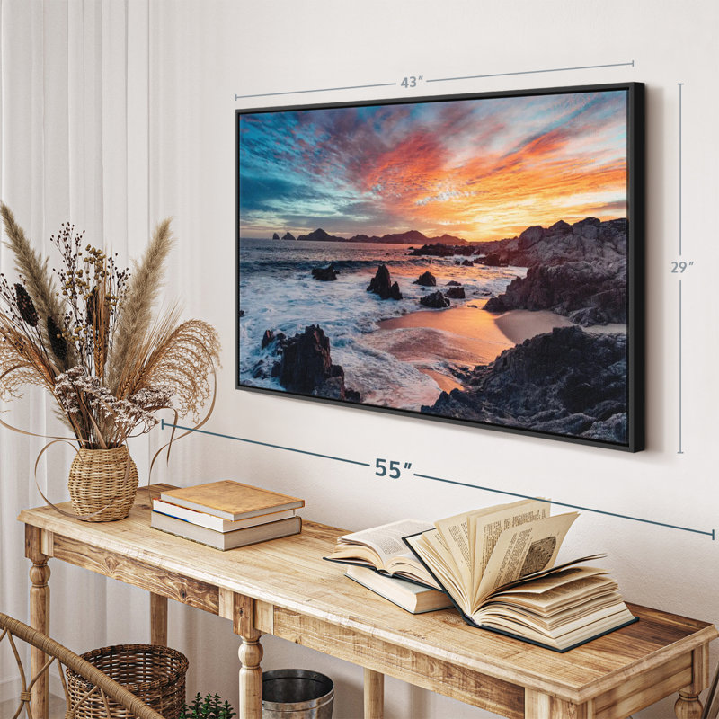 Impression sur toile Cabo San Lucas Rocky Beach, H 43 po x l 29 po