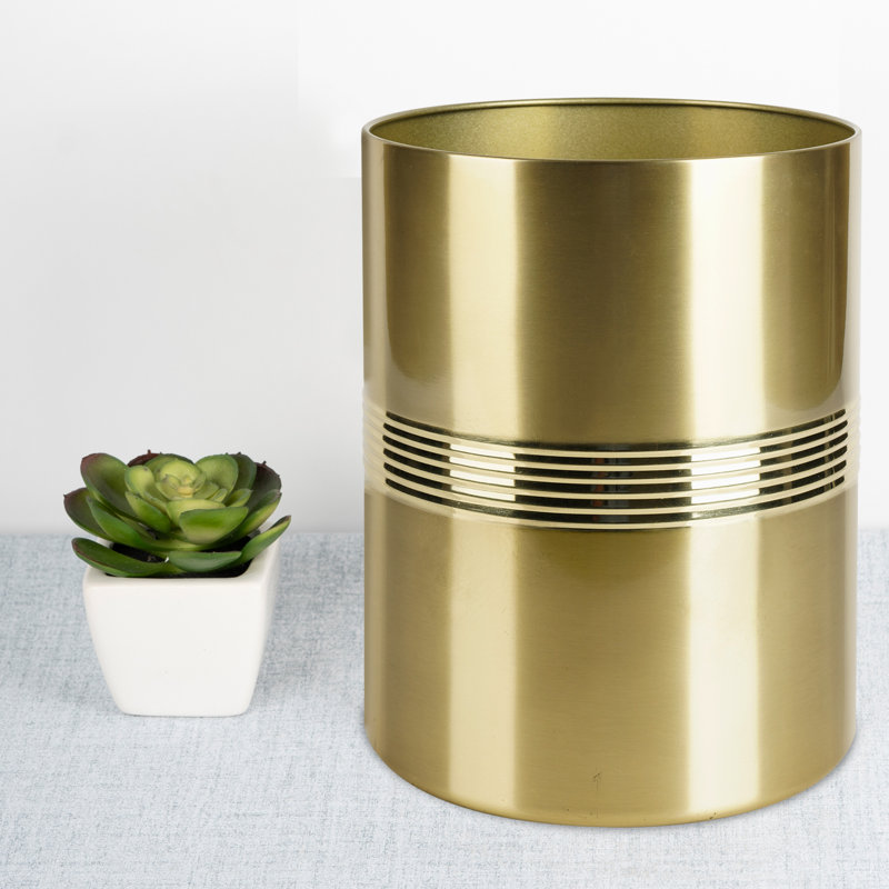 Jewel Metal Open Waste Basket