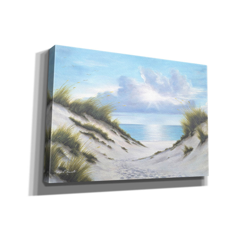 «Sand And Sea» par Diane Romanello, H 18 po x l 26 po x P 0,75 po