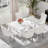 Rectangle Marble Texture Dining Table Set-1078780863-1078780856-1078780857