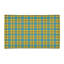 Tapis jaune à carreaux-53650773