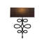 Applique murale encastrée 1 lumière à intensité variable noire Ivie-1415214057