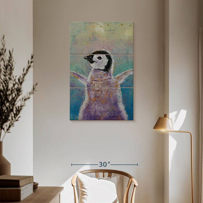 Brampt Baby Penguin, 57" H x 36" W