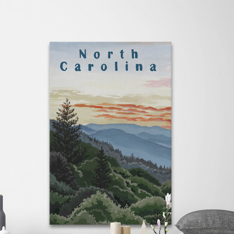 At Mountain View - Reproduction d'art sur toile tendue, H 36 po x l 24 po x P 1,5 po