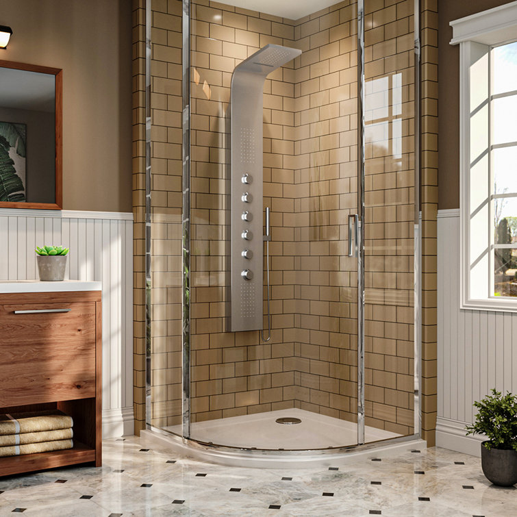 Belfry Bathroom Exposed Thermostatic Shower Tower Panel | Wayfair.co.uk