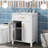 Pelaga 24"Bathroom Vanity Combo With Ceramic Sink