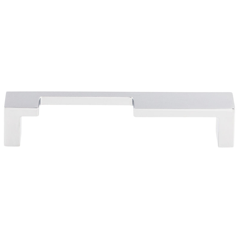 Modern Metro Bar Pull, Polished Chrome, 5" Center to Center