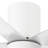 CORMAC 52 inch 5-Blade Hugger Ceiling Fan With Remote - (No Light)-1540839008