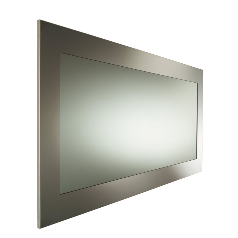 Sula Metal Flat Wall Mirror, Polished, 60 x 80 cm