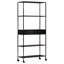 Book Cabinet Rough Mango Wood & Iron-1952653290