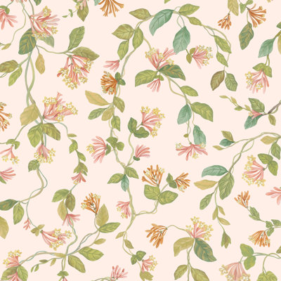 Flora Floral Matte Wallpaper Roll