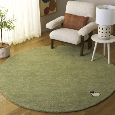 Racheal Hand Tufted Wool/Cotton Area Rug
