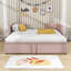 Lit de jour simple en velours rembourré avec couchette simple-53178837