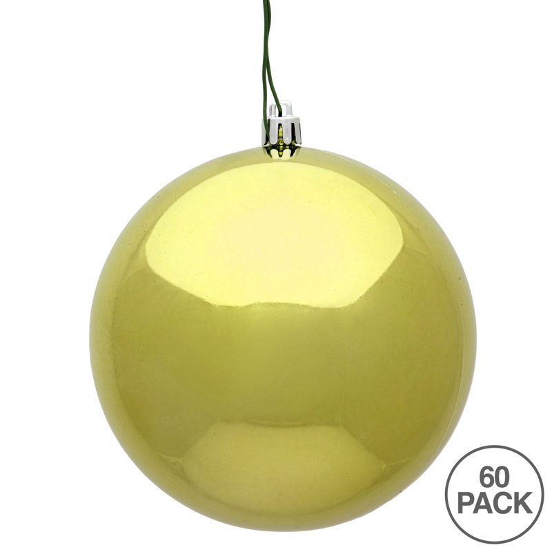 Ornement boule des Fêtes, 2,4 po x 2,4 po x 2,4 po, Lime