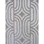 Utopia Geometric Shapes Area Rug in Grey-1281821924