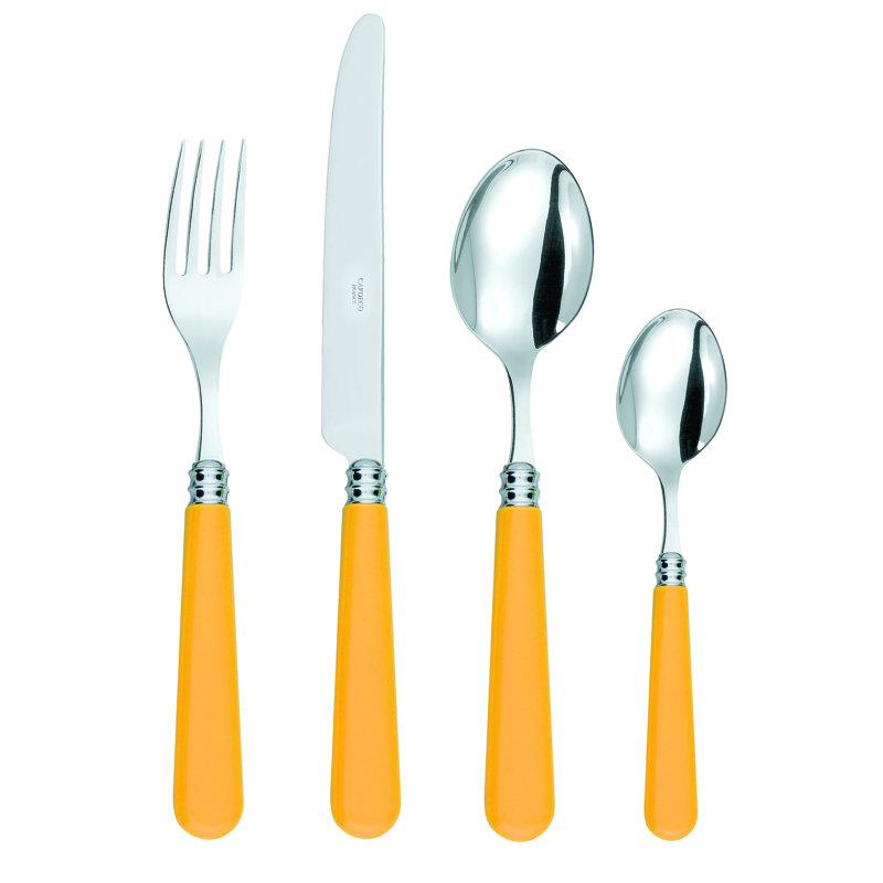 Altea 24 Piece Cutlery Set, Service for 6, Sunflower