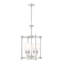Lustre 4 lumières en laiton frotté Ain-1468603138