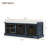 Rustic Storage Bench With 3 Removable Classic Rattan Basket , Entryway Bench With Removable Cushion (Antique Navy)