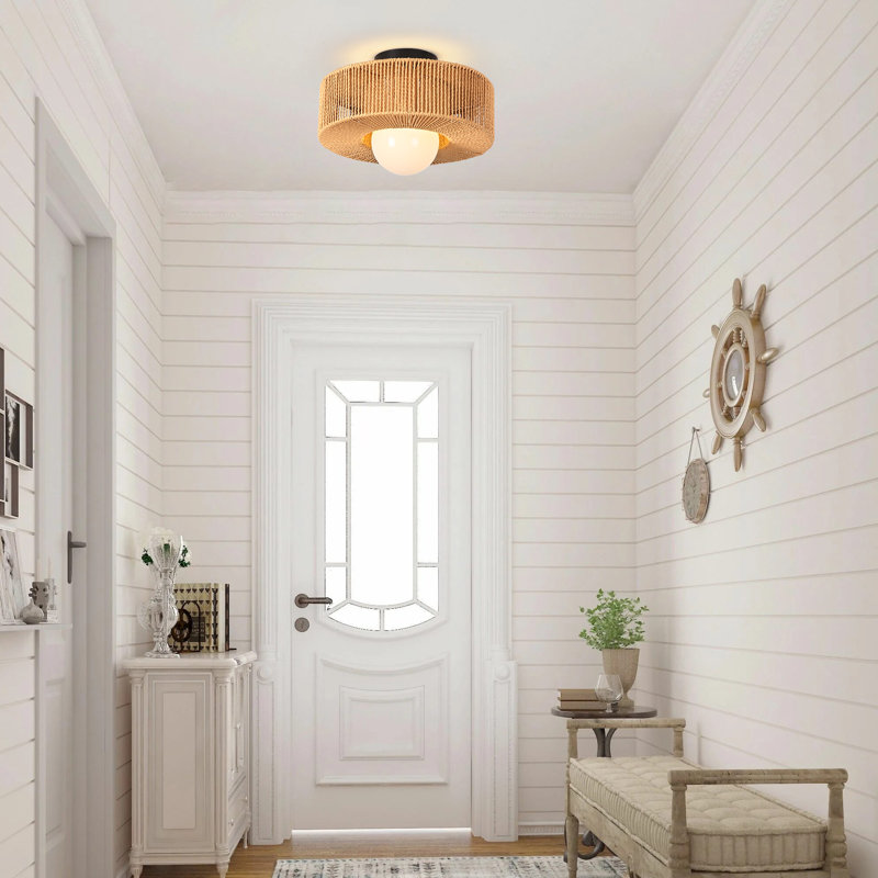 Plafonnier encastré 12,6 po Boho Farmhouse