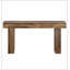 Console de 63 po de long de style campagnard, table de canapé rectangulaire derrière le canapé, table de couloir d'entrée en grain de bois massif pour le salon, la salle à manger-294097689