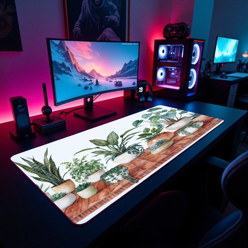 Polyester Desk Pad, 23.6x13.8