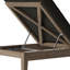 Chaise longue d'extérieur en teck Northlake-123103141
