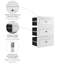 Ensemble de 3 tiroirs pour organisateur de placard polyvalent 25 W Arthor-1297126545