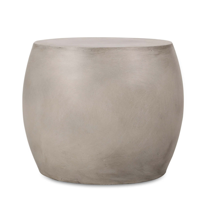 Table d'appoint d'extérieur en béton léger