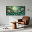 Ensemble de 1 tableau sur toile « Lotus au clair de lune »-129276744-129276745