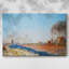 «The Plain of Colombes», «White Frost», 1973, toile tendue avec châssis-2097763214