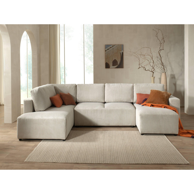 7 Seater Large Corner Sofa, Left Hand Facing