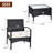Patiojoy 2 - Person Patio Conversation Set with Cushions-80490897