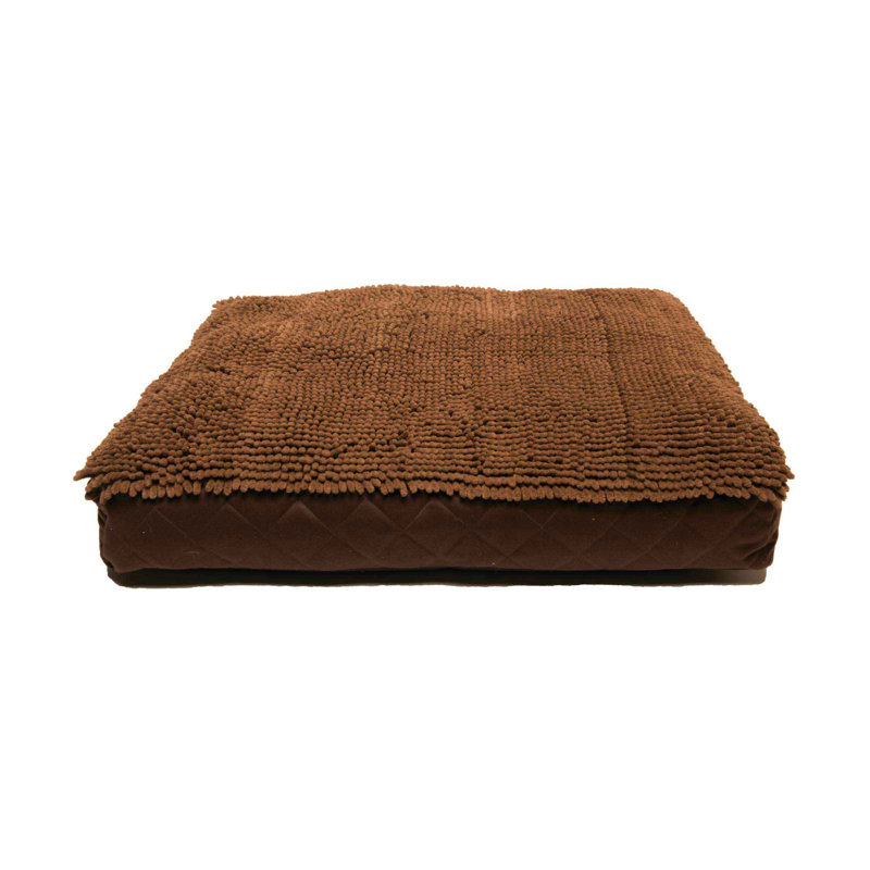 Lit pour animaux en polyester DGS Pet Products, Brun, L 40 po x P 28 po x H 4 po, Grand