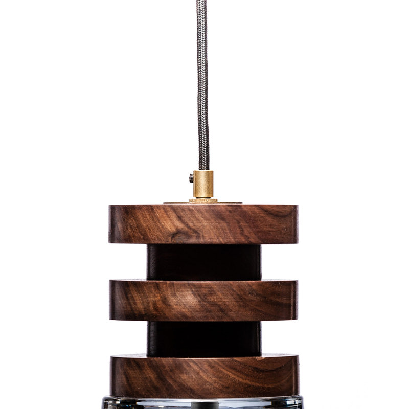 Malmo 1 - Light Walnut Single Pendant
