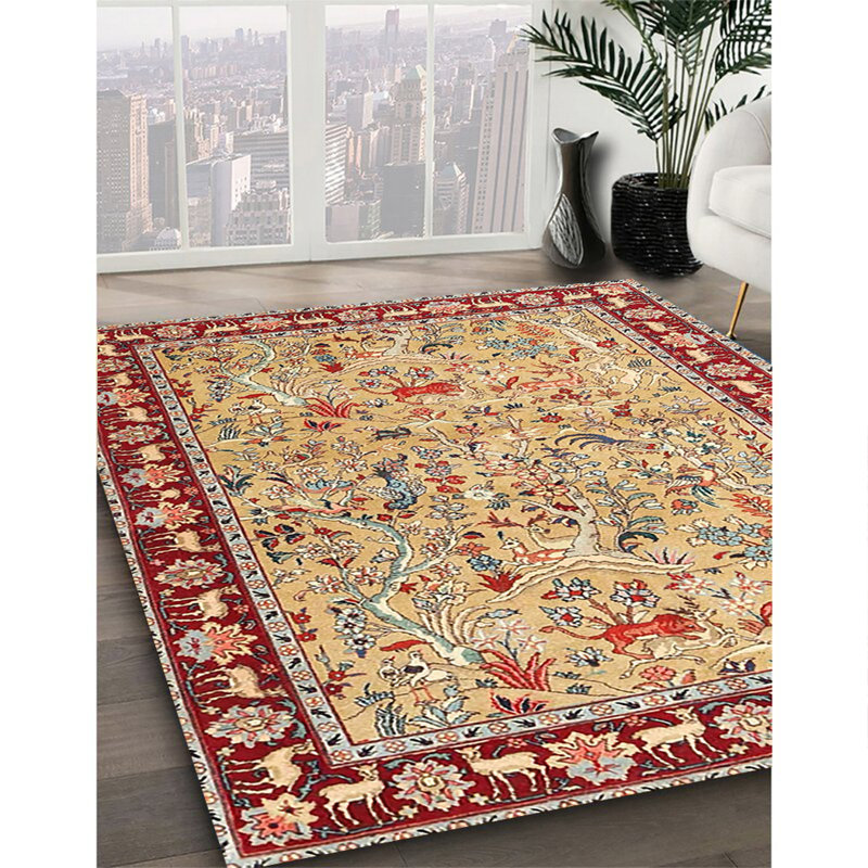 Coerper Oriental Indoor Rug, Square 6'