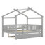 Lit maison avec lit gigogne-1950363307