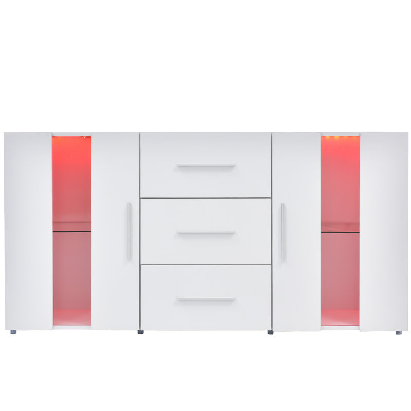 Amalyn 140cm Sideboard, White